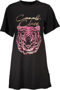 Cavalli Class CAVALLI CLASS T-SHIRT Z KRÓTKIM RĘKAWEM DAMSKI CZARNY XL 1