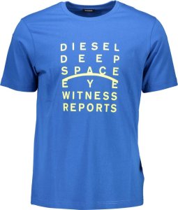 Diesel DIESEL T-SHIRT Z KRÓTKIM RĘKAWEM MĘSKI NIEBIESKI XL 1