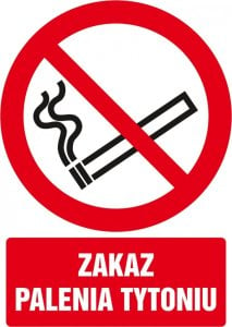 PROCERA Znak TDC, Zakaz palenia tytoniu 1