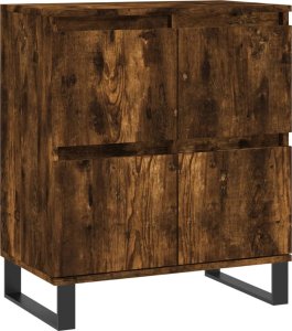 vidaXL Komoda, przydymiony dąb, 60x35x70 cm 2