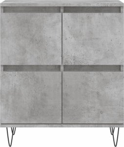 vidaXL vidaXL Komoda, szarość betonu, 60x35x70 cm, materiał drewnopochodny 5