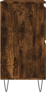 vidaXL Komoda, przydymiony dąb, 60x35x70 cm 7