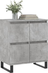 vidaXL vidaXL Komoda, szarość betonu, 60x35x70 cm, materiał drewnopochodny 3