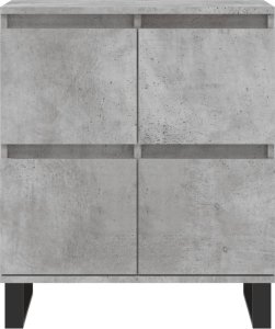 vidaXL vidaXL Komoda, szarość betonu, 60x35x70 cm, materiał drewnopochodny 5