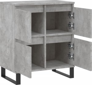 vidaXL vidaXL Komoda, szarość betonu, 60x35x70 cm, materiał drewnopochodny 6