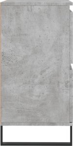 vidaXL vidaXL Komoda, szarość betonu, 60x35x70 cm, materiał drewnopochodny 7