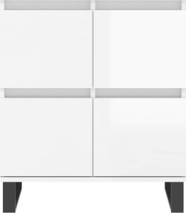 vidaXL Komoda, biała z połyskiem, 60x35x70 cm 5