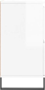 vidaXL Komoda, biała z połyskiem, 60x35x70 cm 7