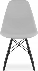 Leobert Krzesło OSAKA szare / nogi czarne x 1 3