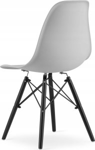 Leobert Krzesło OSAKA szare / nogi czarne x 1 6