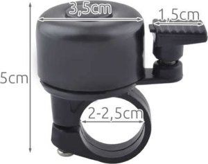 Carcommerce Dzwonek do roweru - czarny 9