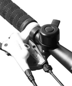 Carcommerce Dzwonek do roweru - czarny 10