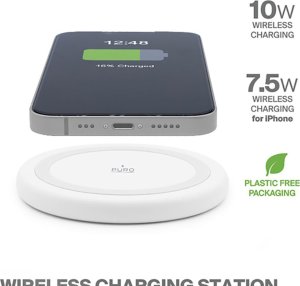 Ładowarka Puro Ładowarka indukcyjna PURO Wireless Charging Station QI 10W (biała) 8