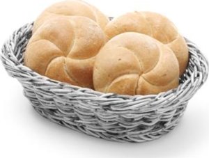 Hendi Koszyk na pieczywo owalny polipropylenowy szary 250x190x65 mm - Hendi 426616 3