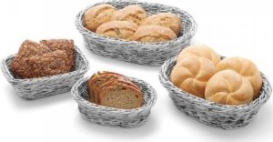 Hendi Koszyk na pieczywo owalny polipropylenowy szary 250x190x65 mm - Hendi 426616 8