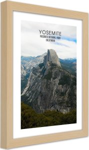 Feeby Obraz w ramie, Skała w Parku Narodowym Yosemite (Rozmiar 70x100) 1