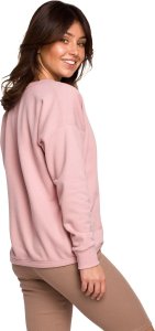 Dkaren B225 Bluza z wycięciem w dekolcie - pudrowa (kolor pudrowy róż, rozmiar M) 2