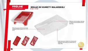 Pro-Line WKŁAD DO KUWETY MALARSKIEJ PROLINE, 280X150MM, PROLINE 1