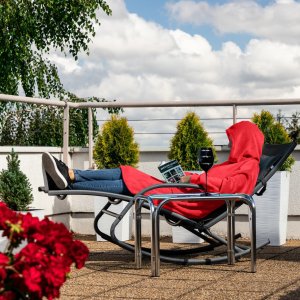 Froster Bluzair Koco Bluza Oversize Kapturem Czerwona 4w1 12