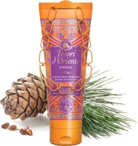 Conter TESORI D`ORIENTE Kremowy Żel pod prysznic Karma - Kwiat Nashi & Drzewo Cedrowe 500ml 4