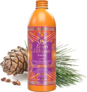 Tesori TESORI D`ORIENTE Kremowy Płyn do kąpieli Karma - Kwiat Nashi & Drzewo Cedrowe 500ml 4
