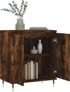 vidaXL Komoda, przydymiony dąb, 60x35x70 cm 4