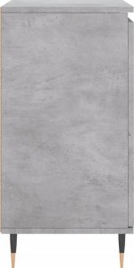 vidaXL vidaXL Komoda, szarość betonu, 60x35x70 cm, materiał drewnopochodny 7