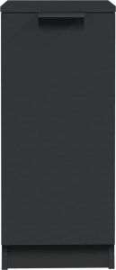 vidaXL Szafki, 2 szt., czarne, 30x30x70 cm, materiał drewnopochodny 6