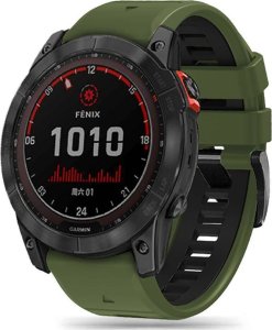 Tech-Protect Pasek do GARMIN FENIX 3 / 5X / 3HR / 5X PLUS / 6X / 6X PRO / 7X Tech-Protect IconBand zielono-czarne 1