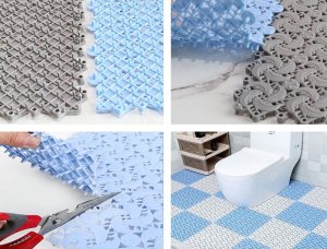 Gold Start Mata plastikowa puzzle Szara 2