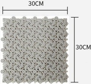 Gold Start Mata plastikowa puzzle Szara 3