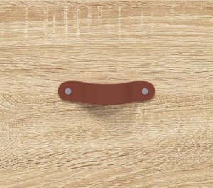 vidaXL Komoda, dąb sonoma, 100x36x60 cm, materiał drewnopochodny 9