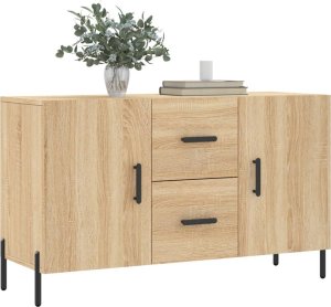 vidaXL Komoda, dąb sonoma, 100x36x60 cm 3