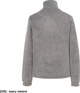 JHK FLRL300 - Bluza polarowa damska, taliowana, z suwakiem i dwoma zapinanymi kieszeniami - szary melanż XL 2