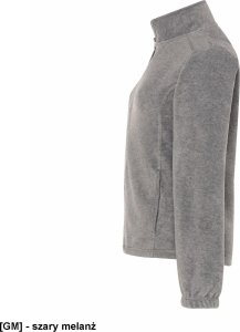 JHK FLRL300 - Bluza polarowa damska, taliowana, z suwakiem i dwoma zapinanymi kieszeniami - szary melanż XL 3