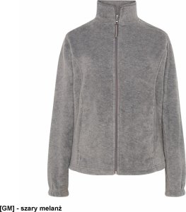 JHK FLRL300 - Bluza polarowa damska, taliowana, z suwakiem i dwoma zapinanymi kieszeniami - szary melanż XL 4