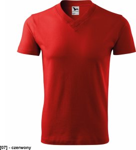 MALFINI V-neck 102 - ADLER - Koszulka unisex, 160 g/m2 - czerwony 2XL 1