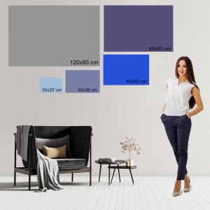 Feeby Obraz deco panel, Magiczny wieloryb (Rozmiar 120x80) 6