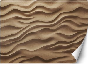 Artgeist Fototapeta, Fale na piasku 3D (Rozmiar 350x245) 1