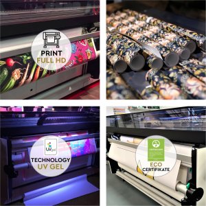 Feeby Obraz Deco Panel,  Neonowe psy z kreskówki (Rozmiar 90x60) 5