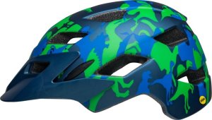 Bell Kask dziecięcy BELL SIDETRACK Rozmiar kasku: Uniwersalny(47-54 cm), Wybierz kolor: Wavy Checks Matte Blue 29