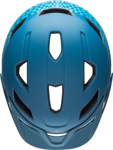 Bell Kask dziecięcy BELL SIDETRACK Rozmiar kasku: Uniwersalny(47-54 cm), Wybierz kolor: Wavy Checks Matte Blue 40