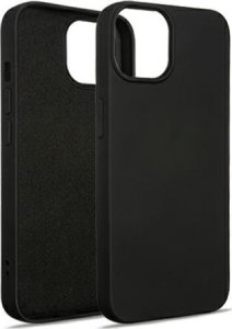 Beline Beline Etui Silicone iPhone 15 6.1" czarny/black 1