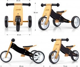 Milly Mally Pojazd Jake Classic Black 7