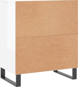 vidaXL vidaXL Szafki, 2 szt., białe z połyskiem, materiał drewnopochodny 8