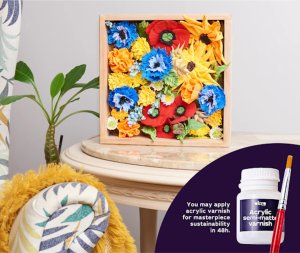 Teka Wood&Craft Zrób własne kwiaty Wolność 7