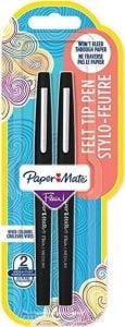 Paper Mate Papermate Flair Original mazak Średni Czarny 2 szt. 1