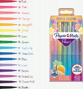Paper Mate Papermate Flair mazak Średni Wielobarwny 16 szt. 3
