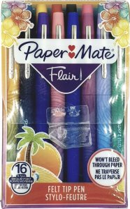 Paper Mate Papermate Flair mazak Średni Wielobarwny 16 szt. 6