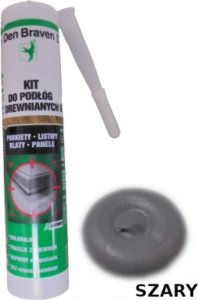 Den Braven KIT DO PODŁÓG DREWNIANYCH PARQUET-SEAL SZARY 280ML 1